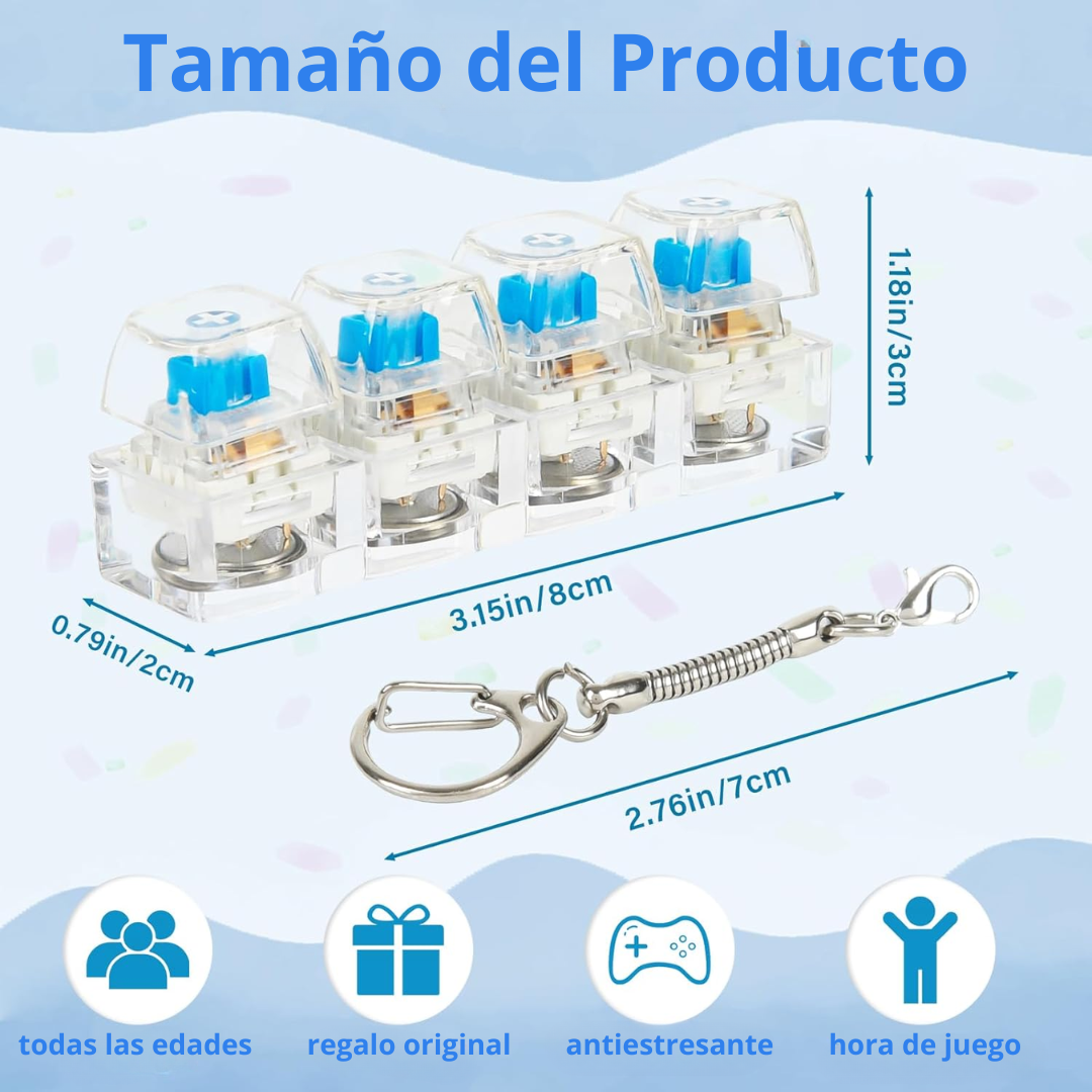 Teclado sensorial LED